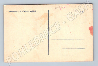 Pohlednice Kamenice n. L. celkový pohled (M30921)