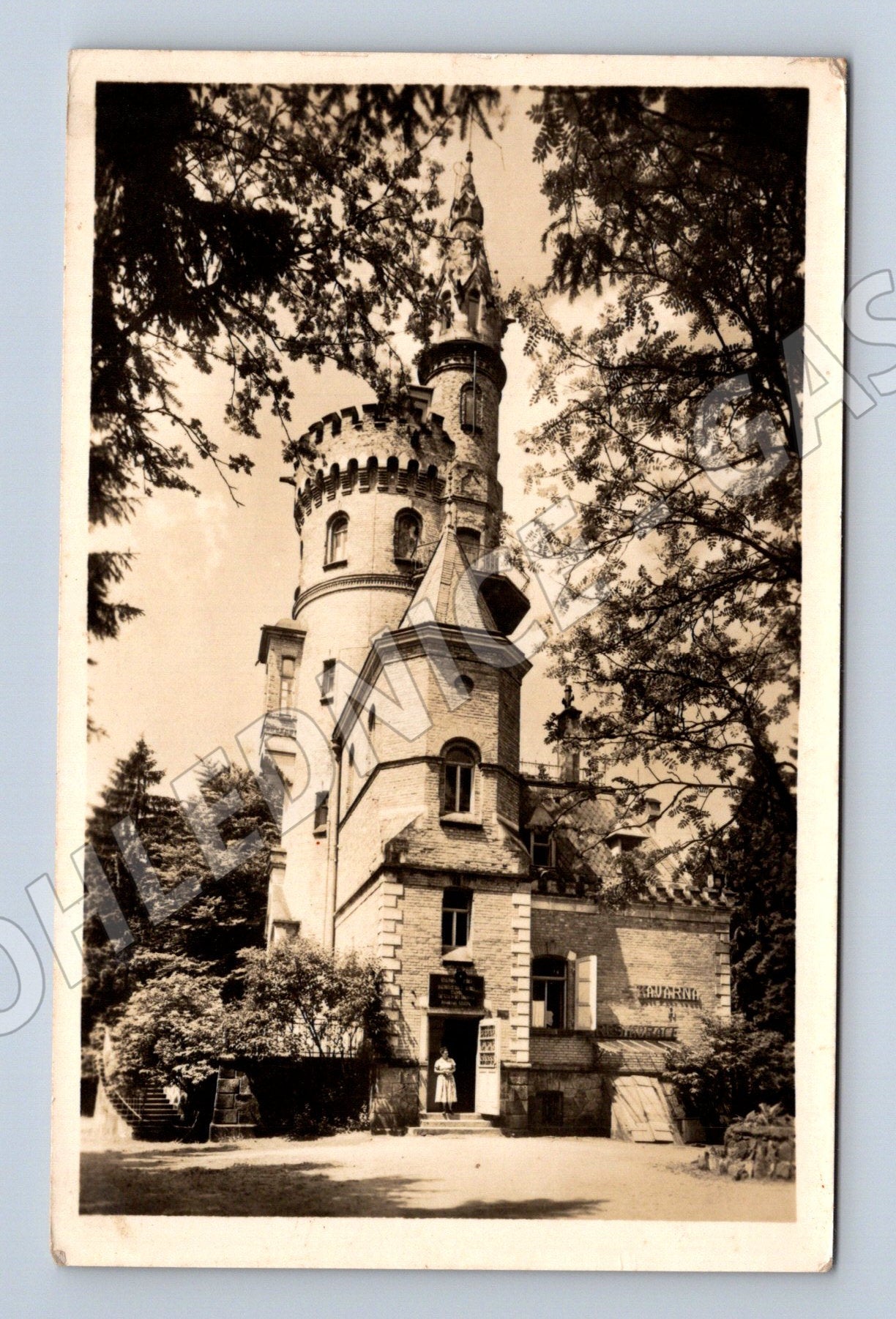 Pohlednice Karlovy Vary Stalinova rozhledna (M30926)