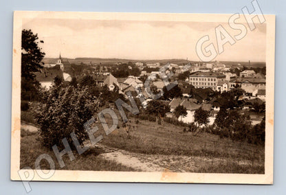 Pohlednice Hlinsko v Čechách panorama 1952 (M30930)
