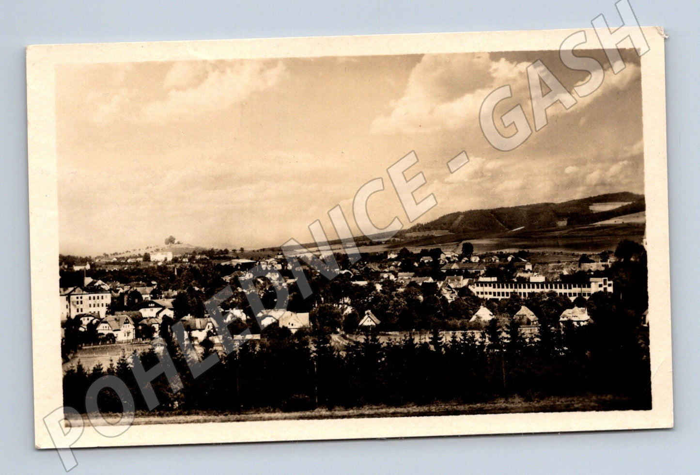 Pohlednice Nýrsko panorama města 1927 (M30931)