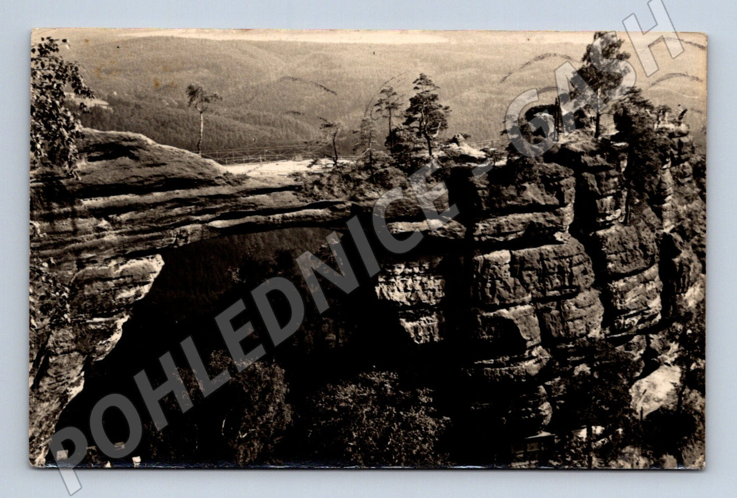 Pohlednice Pravčická brána Českosaské Švýcarsko 1948 (M30939)