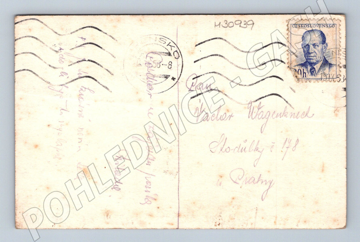 Pohlednice Pravčická brána Českosaské Švýcarsko 1948 (M30939)