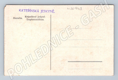 Pohlednice Kateřinská jeskyně Macocha krápníky (M30943)
