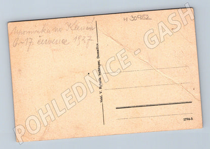 Pohlednice Klenec pod Čerchovem panorama 1927 (M30952)