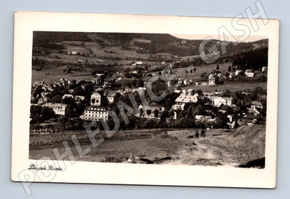 Stará fotografie Železná Ruda pohled na město (M30966)