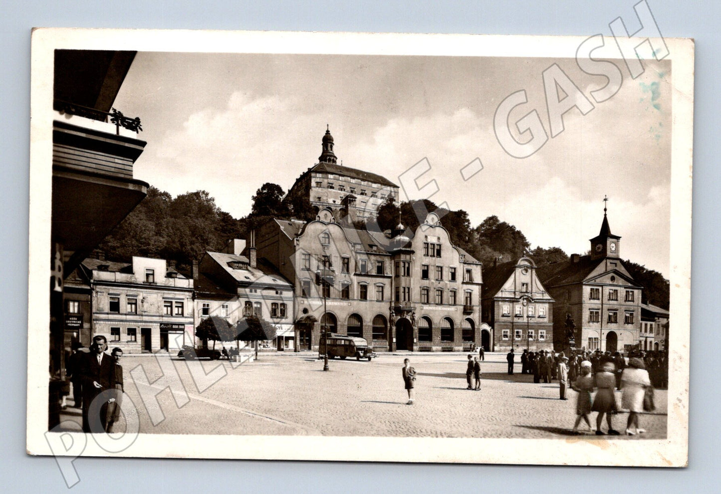 Pohlednice Náchod Náměstí 1949 (M30977)