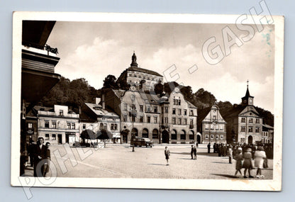 Pohlednice Náchod Náměstí 1949 (M30977)