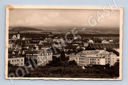 Pohlednice Kroměříž celkový pohled 1941 (M30978)
