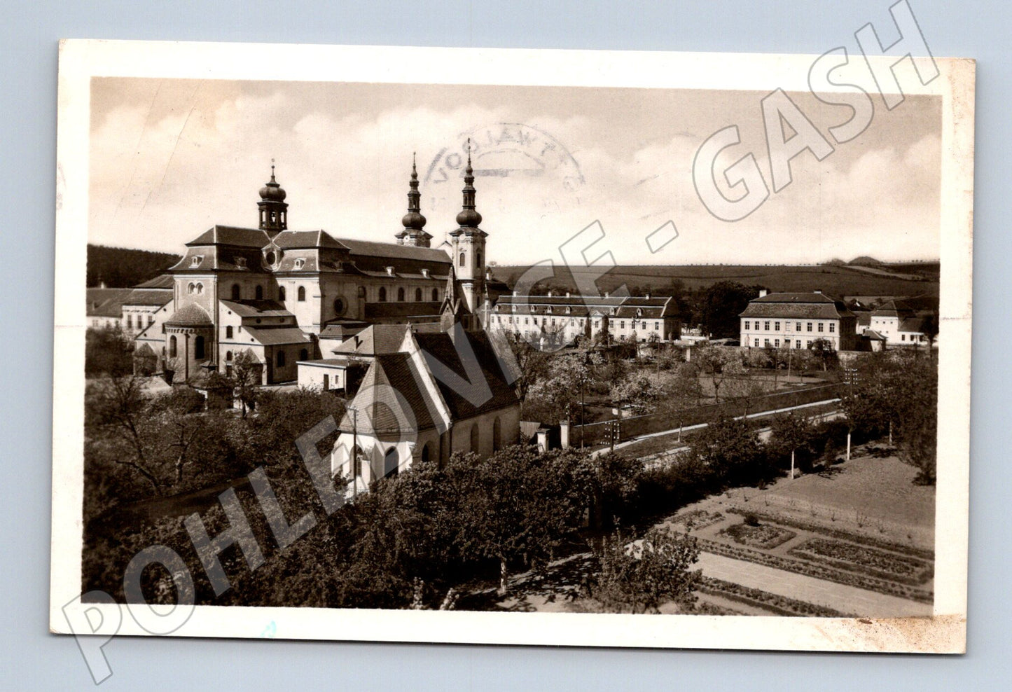 Pohlednice Velehrad klášter 1938 (M30979)