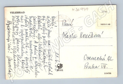 Pohlednice Velehrad klášter 1938 (M30979)