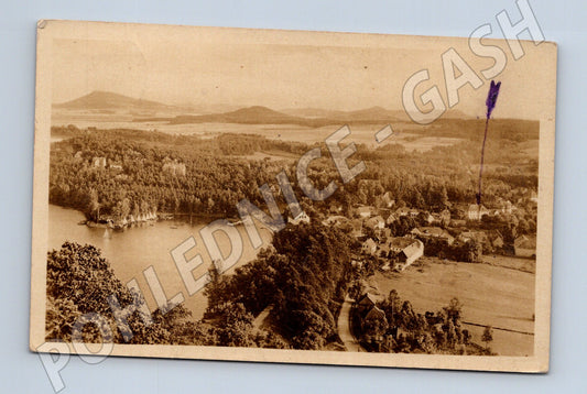 Pohlednice Staré Splavy u Máchova jezera 1935 (M30985)