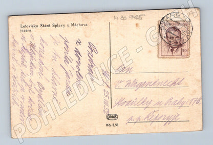 Pohlednice Staré Splavy u Máchova jezera 1935 (M30985)