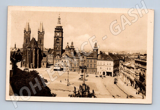 Pohlednice Hradec Králové Velké náměstí (M30987)