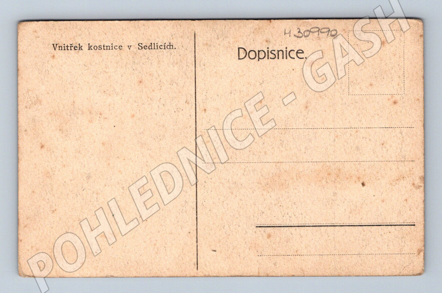 Pohlednice Sedlec Kostnice vnitřek (M30990)