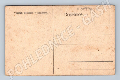 Pohlednice Sedlec Kostnice vnitřek (M30990)