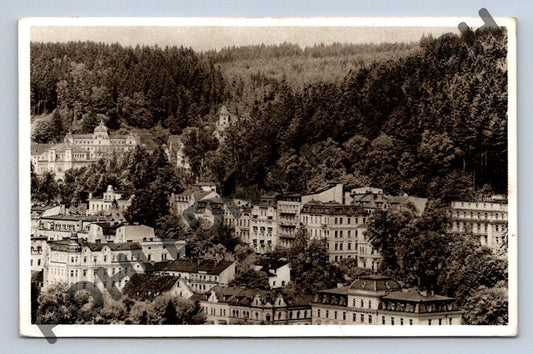 Pohlednice Mariánské Lázně celkový pohled stará (M310)