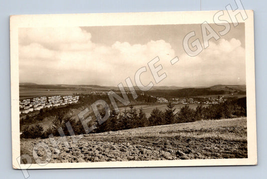 Pohlednice Zruč nad Sázavou panorama 1932 (M31003)