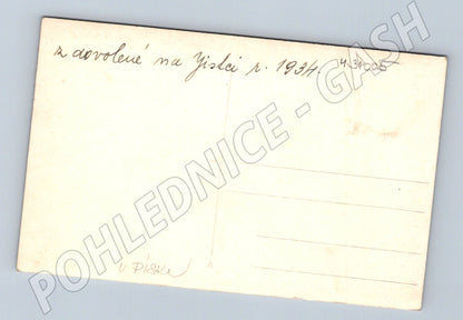 Pohlednice jistec u písku1934 (M31005)