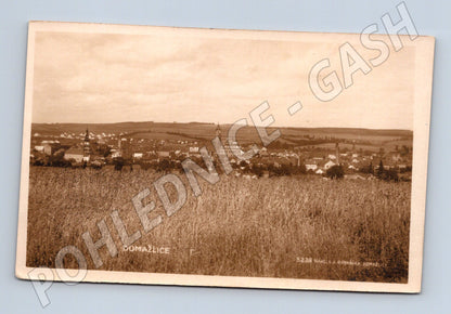 Pohlednice Domažlice panorama 1940 (M31006)