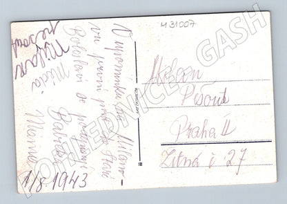 Pohlednice St. Boleslav Madona svatí patroni 1943 (M31007)