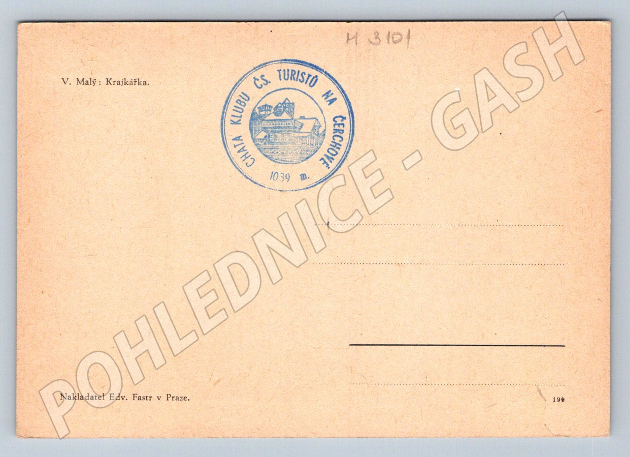 Postcard Lacemaker V Small folk costume (M3101)