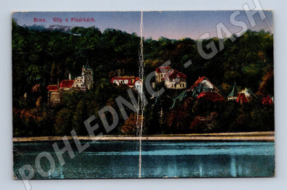 Pohlednice Brno Vily v Písárkách 1921 (M31012)