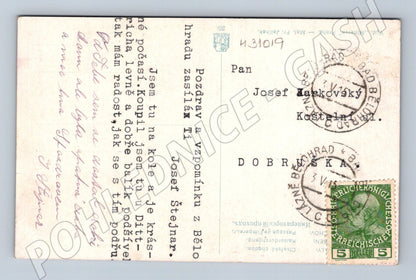 Pohlednice Německo skalní útvary 1941 (M31019)