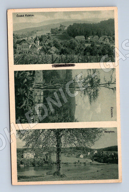 Pohlednice Česká Kubice, Čerchov, Babylon 1908 (M31023)