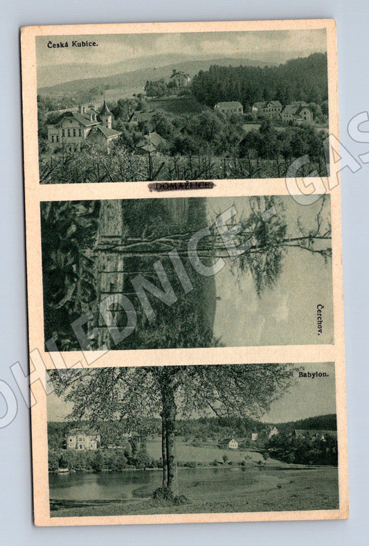 Pohlednice Česká Kubice, Čerchov, Babylon 1908 (M31023)