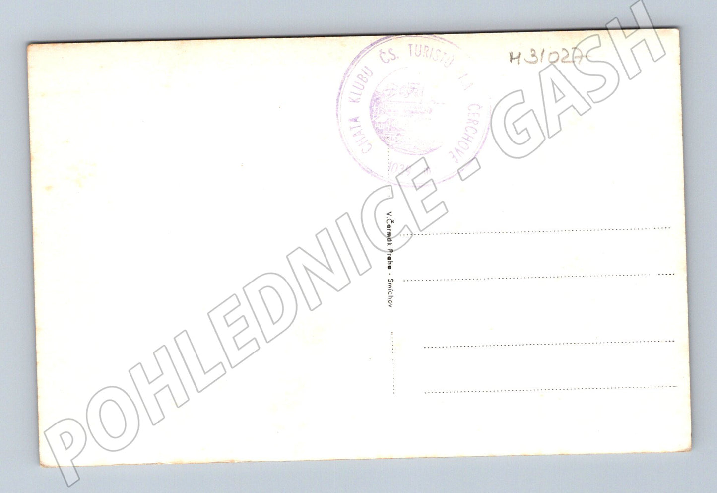 Pohlednice Čerchov turistická chata a rozhledna (M31027)