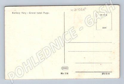 Pohlednice Karlovy Vary Grand hotel Pupp (M31028)