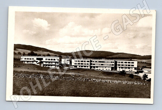Pohlednice Nové Město na Moravě Nemocnice 1952 (M31038)