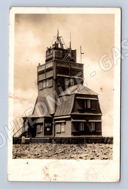 Pohlednice Krkonoše Sněžka meteorologická stanice 1931 (M31040)
