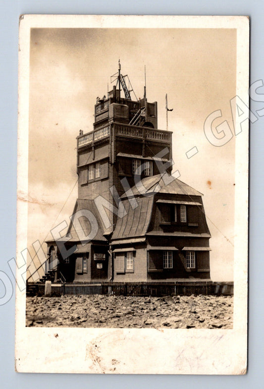 Pohlednice Krkonoše Sněžka meteorologická stanice 1931 (M31040)