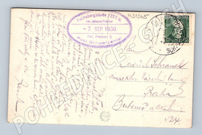 Pohlednice Krkonoše Liščí Bouda 1930 (M31045)