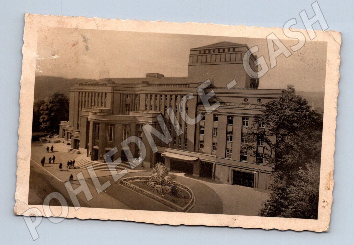 Pohlednice Teplice-Šanov Divadlo 1947 (M31050)