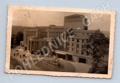 Pohlednice Teplice-Šanov Divadlo 1947 (M31050)