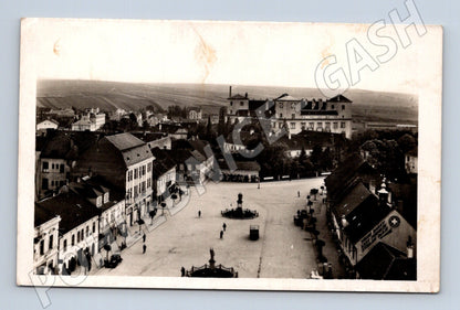 Pohlednice Bučovice náměstí a zámek (M31055)