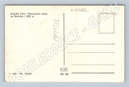 Pohlednice Orlické hory Masarykova chata na Šerlichu (M31062)