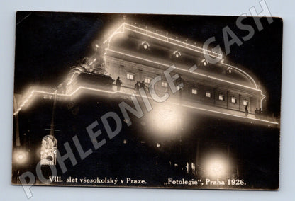 Pohlednice Praha VIII. slet všesokolský 1926 (M31079)