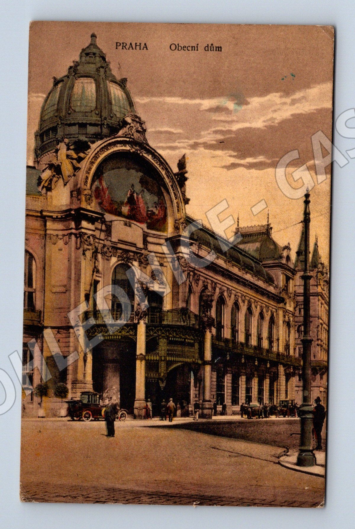 Pohlednice Praha Obecní dům 1925 (M31085)