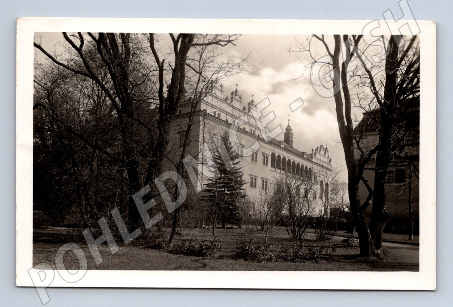 Pohlednice Litomyšl zámek 1934 (M31096)