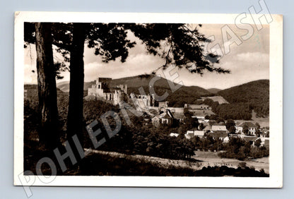 Pohlednice Rabí hrad Šumava 1941 (M31098)