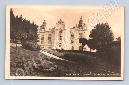 Pohlednice Mariánské Lázně Hotel Miramonte 1953 (M31099)