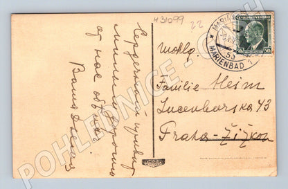 Pohlednice Mariánské Lázně Hotel Miramonte 1953 (M31099)