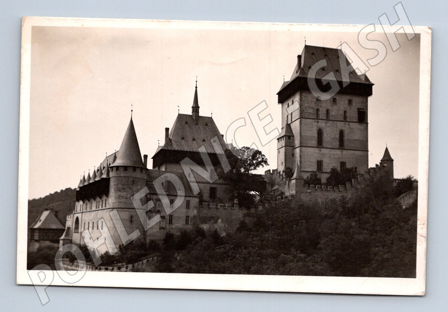 Pohlednice Karlštejn hrad 1941 (M31107)