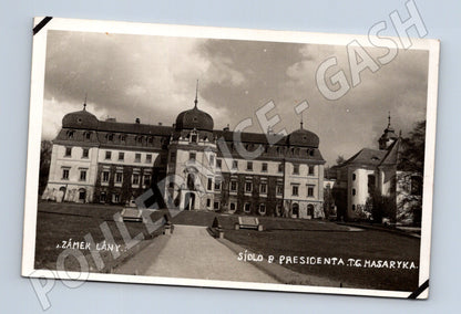 Pohlednice Lány zámek sídlo T.G. Masaryka 1935 (M31112)