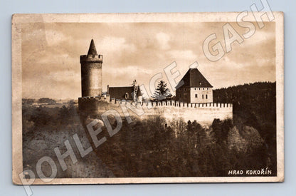 Pohlednice Kokořín hrad 1930 (M31118)
