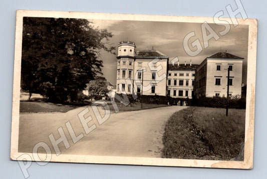 Pohlednice Strážnice zámek 1953 (M31121)