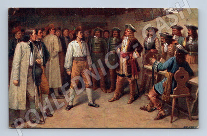 Pohlednice Česká historie Kozina Sladký před Lomikarem (M31140)